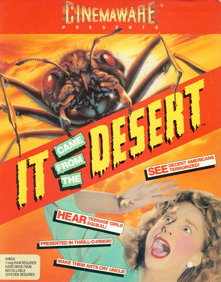 It Came From The Desert box art for Amiga